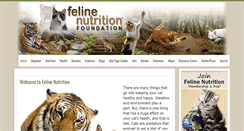 Desktop Screenshot of feline-nutrition.org